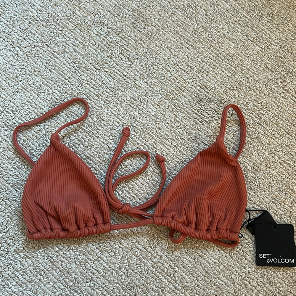 SET x Volcom string bikini top